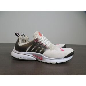 Nike Air Presto Shoes Womens 7.5 Youth 6Y Sneaker Running White Pink 833878-105